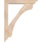 Ekena Millwork Legacy Traditional Smooth Bracket w/ Offset Brace, Douglas Fir, 5 1/2"W x 32"D x 40"H BKT0604X32X40LEC01SDF - alternate 2